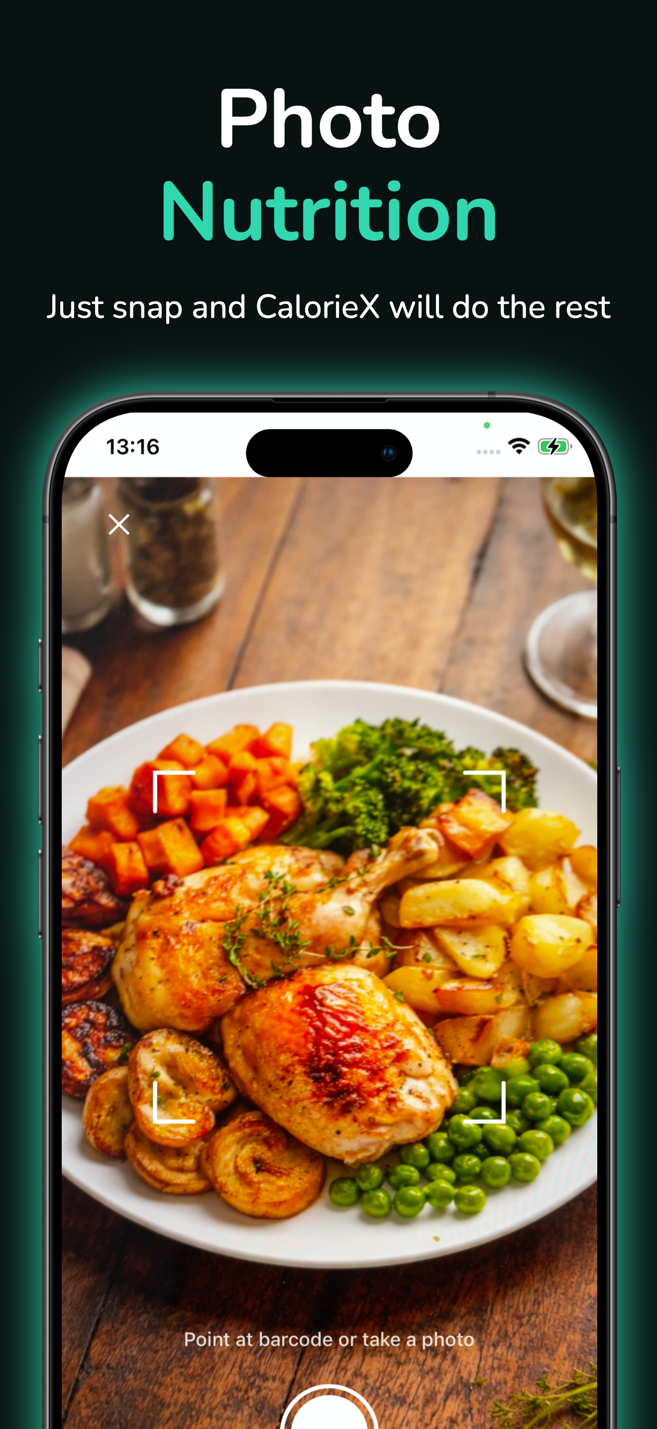 Photo Nutrition — snap a photo to log